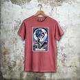 The Reader Tarot Card Reading Skeleton Skull Book Lover Men's Comfort Colors T-Shirt Crimson