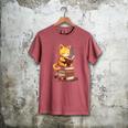 Reading Cat Books Cute Men's Comfort Colors T-Shirt Crimson