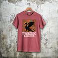 Reading Dragon Easily Distracted By Dragons And Books Men's Comfort Colors T-Shirt Crimson Reading Dragon Easily Distracted By Dragons And Books Men's Comfort Colors T-Shirt Crimson