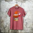 Reading Lover Book Graphic Gnome Men's Comfort Colors T-Shirt Crimson