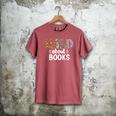 Reading Lover Wild About Books Reading Books And Bookworm Men's Comfort Colors T-Shirt Crimson