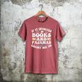 Reading Pajamas If It Involves Books And Pajamas Count Me In Men's Comfort Colors T-Shirt Crimson