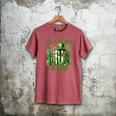 Retro Book Lucky Reading Teacher St Patrick's Day -Adults Small Cotton Blend Polyester Blend Short Sleeve Men's Comfort Colors T-Shirt Crimson