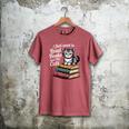 Retro I Just Want To Read Books And Pet Cats Cat For Men Women Kids Men's Comfort Colors T-Shirt Crimson