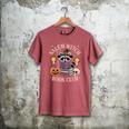 Salem Witch Book Club Bookish Halloween Raccoon Witchcraft Men's Comfort Colors T-Shirt Crimson