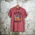 Salem WItch Book Club Halloween Raccoon Witch Reading Book Men's Comfort Colors T-Shirt Crimson Salem WItch Book Club Halloween Raccoon Witch Reading Book Men's Comfort Colors T-Shirt Crimson