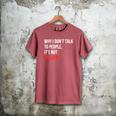 Sarcastic Introvert Attitude Quote Men's Comfort Colors T-Shirt Crimson Sarcastic Introvert Attitude Quote Men's Comfort Colors T-Shirt Crimson