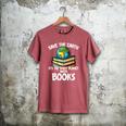 Save The Earth It’s The Only Planet With Books Men's Comfort Colors T-Shirt Crimson