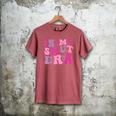 In My Smut Era Groovy Smut Book Reading Spicy Book Romance Men's Comfort Colors T-Shirt Crimson