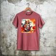 Squirrel Reading Comic Book On Autumn Branch Glasses Leaves Men's Comfort Colors T-Shirt Crimson