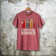 Support Banned Books Freedom I'm With The Banned Men's Comfort Colors T-Shirt Crimson Support Banned Books Freedom I'm With The Banned Men's Comfort Colors T-Shirt Crimson