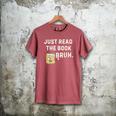 Teacher Quote Just Read The Book Bruh For Men Women Girls Kids Men's Comfort Colors T-Shirt Crimson Teacher Quote Just Read The Book Bruh For Men Women Girls Kids Men's Comfort Colors T-Shirt Crimson