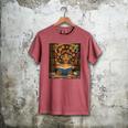 History Month Black Afro Girl Women Book Lovers Flower Men's Comfort Colors T-Shirt Crimson