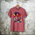 History Woman Reading Book Geometric Girl Educated Men's Comfort Colors T-Shirt Crimson