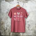 Valentine Teacher Cute Bows Apple Globe Pencil Books Art Men's Comfort Colors T-Shirt Crimson Valentine Teacher Cute Bows Apple Globe Pencil Books Art Men's Comfort Colors T-Shirt Crimson
