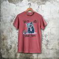 We'Re All Mad Here Cheshire Cat Alice Wonderland Book Kids Men's Comfort Colors T-Shirt Crimson