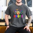 100 Days In The Book Fun 100 Days Of School Boy Girl Teacher Men's Comfort Colors T-Shirt Pepper
