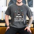 100 Days Smarter Astronaut Book 100th Day Girls Kids Women Men's Comfort Colors T-Shirt Pepper