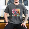 100th Day Of School Teacher Floral 100 Days In The Books Men's Comfort Colors T-Shirt Pepper 100th Day Of School Teacher Floral 100 Days In The Books Men's Comfort Colors T-Shirt Pepper