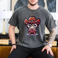 Adorable Book Lover Cowboy With Reading Glasses Cute Men's Comfort Colors T-Shirt Pepper Adorable Book Lover Cowboy With Reading Glasses Cute Men's Comfort Colors T-Shirt Pepper