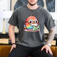 Adorable Book Lover Parrot With Reading Glasses Cute Men's Comfort Colors T-Shirt Pepper