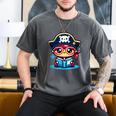 Adorable Book Lover Pirate With Reading Glasses Cute Men's Comfort Colors T-Shirt Pepper Adorable Book Lover Pirate With Reading Glasses Cute Men's Comfort Colors T-Shirt Pepper