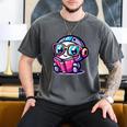 Adorable Book Lover Robot With Reading Glasses Cute Men's Comfort Colors T-Shirt Pepper