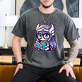 Adorable Book Lover Valkyrie With Reading Glasses Cute Men's Comfort Colors T-Shirt Pepper