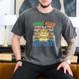 Animals Read Reading Book Library First Day Of School Kids Men's Comfort Colors T-Shirt Pepper