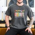 Applied Behavior Analysis Book Wildflower ABA RBT Therapist Premium Tri-Blend Men's Comfort Colors T-Shirt Pepper Applied Behavior Analysis Book Wildflower ABA RBT Therapist Premium Tri-Blend Men's Comfort Colors T-Shirt Pepper
