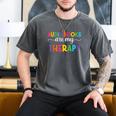Audiobooks Are My Therapy Book Lover Audiobook Women Men's Comfort Colors T-Shirt Pepper Audiobooks Are My Therapy Book Lover Audiobook Women Men's Comfort Colors T-Shirt Pepper