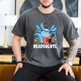 Axolotl Read Book Kawaii Reading Books For Men Women Men's Comfort Colors T-Shirt Pepper