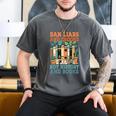 Ban Liars And Crooks Not History And Books Bookworm Library Men's Comfort Colors T-Shirt Pepper Ban Liars And Crooks Not History And Books Bookworm Library Men's Comfort Colors T-Shirt Pepper