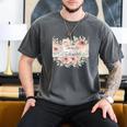 Barely Tolerable Book Floral Bookworm Lover Bookish Premium Men's Comfort Colors T-Shirt Pepper
