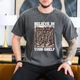 Believe In Your-Shelf Bookworm Book Shelf Reader Men's Comfort Colors T-Shirt Pepper Believe In Your-Shelf Bookworm Book Shelf Reader Men's Comfort Colors T-Shirt Pepper