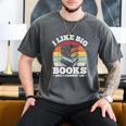I LIKE BIG BOOKS AND I CANNOT LIE Book Lover Print Men's Comfort Colors T-Shirt Pepper I LIKE BIG BOOKS AND I CANNOT LIE Book Lover Print Men's Comfort Colors T-Shirt Pepper