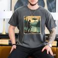 Bigfoot Sasquatch Alien Spaceship UFO Introvert Bruh Men's Comfort Colors T-Shirt Pepper