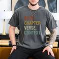 Book Chapter Verse Christian Bible Reformed Theology Men's Comfort Colors T-Shirt Pepper Book Chapter Verse Christian Bible Reformed Theology Men's Comfort Colors T-Shirt Pepper