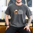 This Is My Book Character Costume Cat Men Women Kids Reading Men's Comfort Colors T-Shirt Pepper