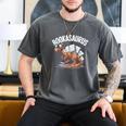 Book Dinosaur T-Rex Bookworm Dino Book Reading Men's Comfort Colors T-Shirt Pepper