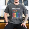 Book Flower Radicalized By Basic Decency Feminist Leftist Men's Comfort Colors T-Shirt Pepper Book Flower Radicalized By Basic Decency Feminist Leftist Men's Comfort Colors T-Shirt Pepper