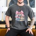 Book Lover Coquette Bow Pink Dainty Ribbon Cute Bookworm Men's Comfort Colors T-Shirt Pepper Book Lover Coquette Bow Pink Dainty Ribbon Cute Bookworm Men's Comfort Colors T-Shirt Pepper