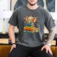 Book Lover Elephant Reading Books Library Read Books Be Kind Men's Comfort Colors T-Shirt Pepper
