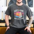 Book Nerd Just A Girl Who Loves Books Literary Enthusiast Men's Comfort Colors T-Shirt Pepper