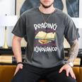 Book Reading Reading Can Seriously Damage Your Ignorance Men's Comfort Colors T-Shirt Pepper Book Reading Reading Can Seriously Damage Your Ignorance Men's Comfort Colors T-Shirt Pepper