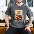 Book Reading Tarot Card The Reader Men's Comfort Colors T-Shirt Pepper
