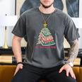 All Booked For Christmas Book Christmas Tree Lights Bookish Men's Comfort Colors T-Shirt Pepper All Booked For Christmas Book Christmas Tree Lights Bookish Men's Comfort Colors T-Shirt Pepper