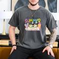 All Booked For Summer Reading Beach Floral Bookish Book Girl Men's Comfort Colors T-Shirt Pepper