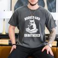 Booked And Unbothered Cat Reading Book Lovers Men's Comfort Colors T-Shirt Pepper Booked And Unbothered Cat Reading Book Lovers Men's Comfort Colors T-Shirt Pepper