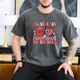 All Booked For Valentine Book Librarian Teacher Women Kids Men's Comfort Colors T-Shirt Pepper